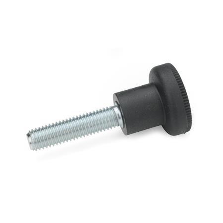 Otto Ganter Knurled Knob Screw, GN 676
